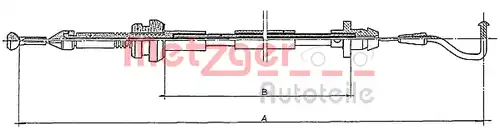 жило за газ METZGER 11.087