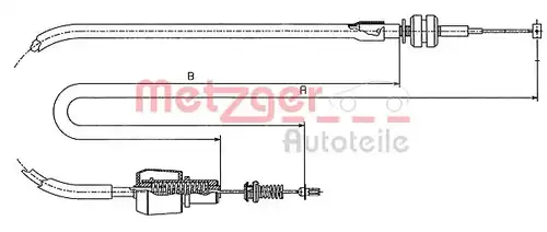 жило за газ METZGER 11.1247