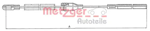 жило за ръчна спирачка METZGER 11.5752