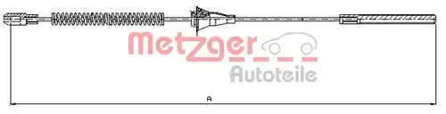 жило за ръчна спирачка METZGER 11.5754