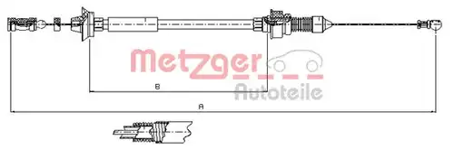 жило за газ METZGER 1173.7