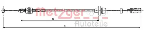 жило за газ METZGER 1403.7