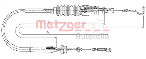 жило за газ METZGER 14.4305