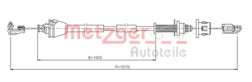 жило за газ METZGER 3.RE001