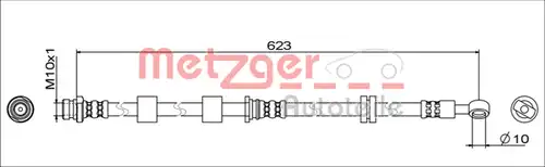 спирачен маркуч METZGER 4111741