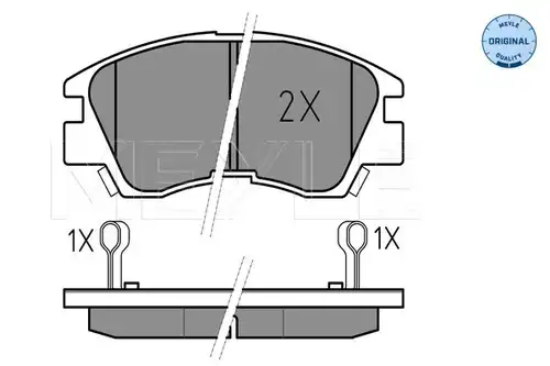 накладки MEYLE 025 213 7316/W