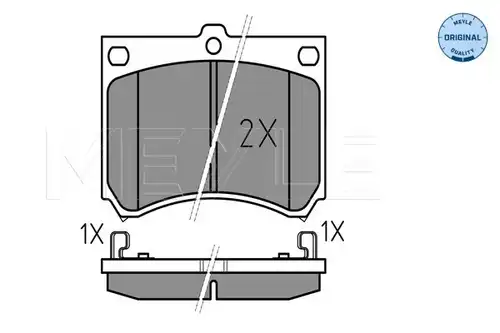 накладки MEYLE 025 215 3915