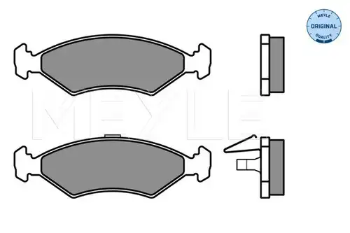 накладки MEYLE 025 231 0315