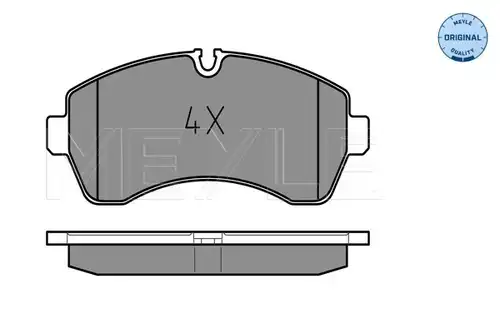накладки MEYLE 025 292 0020