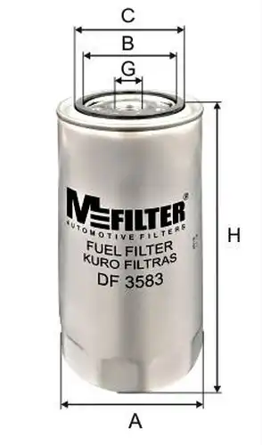 горивен филтър MFILTER DF 3583