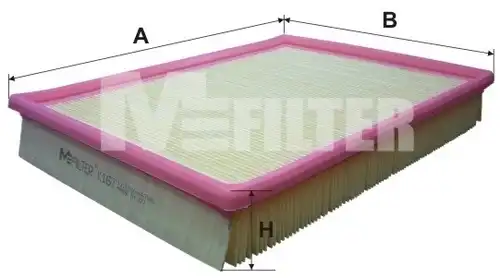 въздушен филтър MFILTER K 167