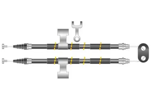 жило за ръчна спирачка MGA CF5258