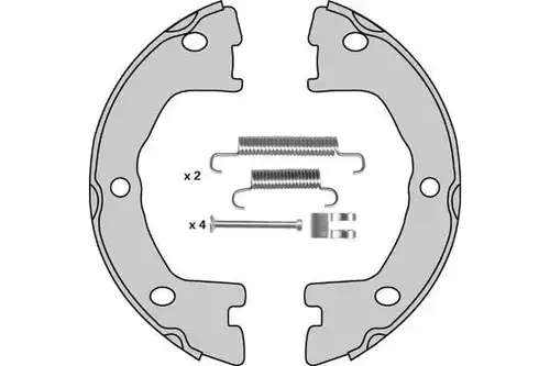 комплект спирачна челюст, ръчна спирачка MGA M940R