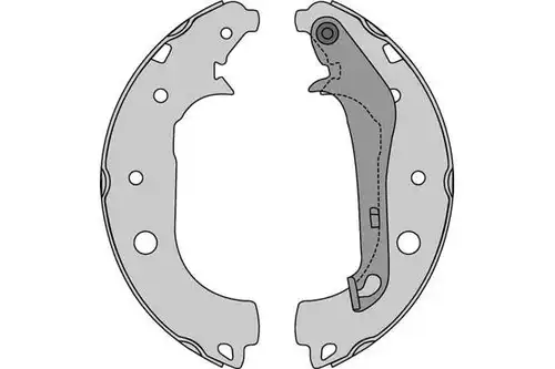 комплект спирачна челюст MGA M947