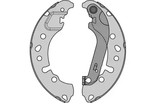 комплект спирачна челюст MGA M968