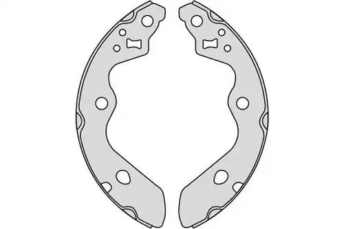 комплект спирачна челюст MGA M981