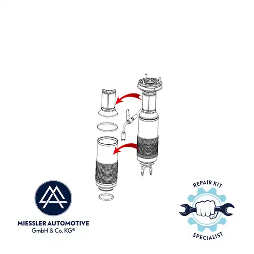 прахозащитен комплект, амортисьор Miessler Automotive MA-0000080