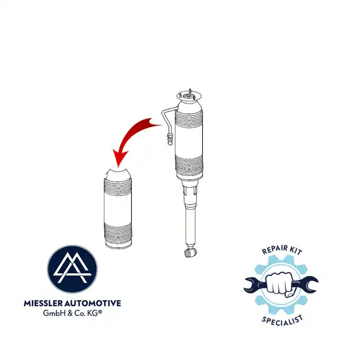 прахозащитен комплект, амортисьор Miessler Automotive MA-0000084