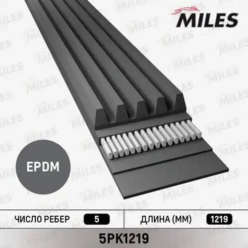 пистов ремък MILES 5PK1219