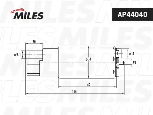 горивна помпа MILES AP44040