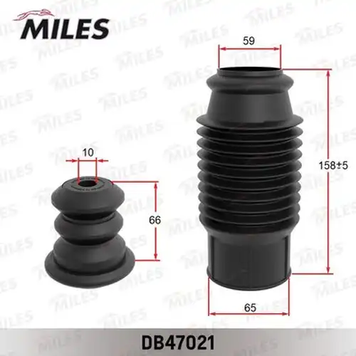 прахозащитен комплект, амортисьор MILES DB47021