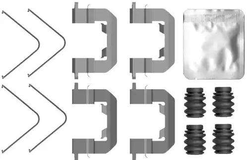 комплект принадлежности, дискови накладки MINTEX MBA0123