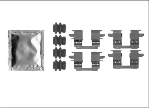 комплект принадлежности, спирани челюсти MINTEX MBA5