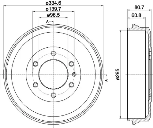 спирачен барабан MINTEX MBD369