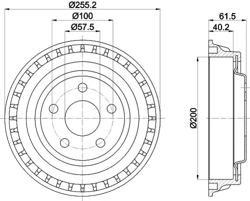 спирачен барабан MINTEX MBD379