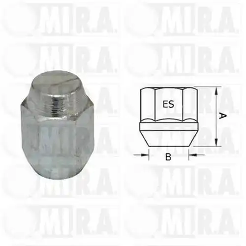 гайка на колелото MI.R.A. 29/1753