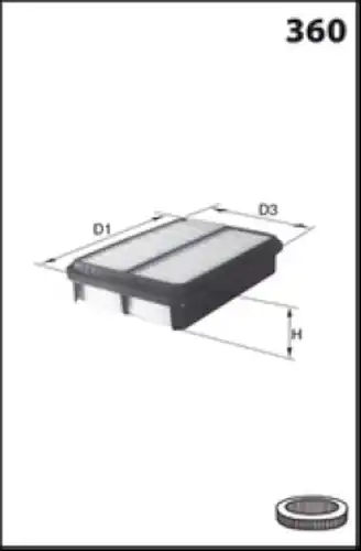 въздушен филтър MISFAT P792