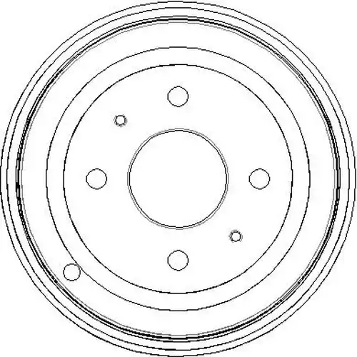 спирачен барабан MJ Allen Automotive NDR027