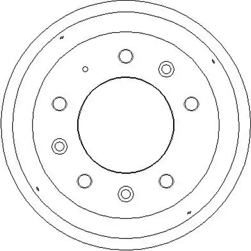 спирачен барабан MJ Allen Automotive NDR053