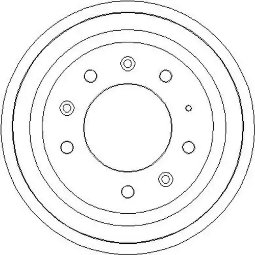 спирачен барабан MJ Allen Automotive NDR054