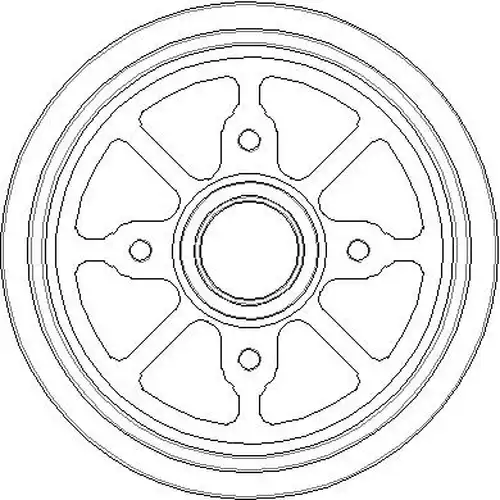 спирачен барабан MJ Allen Automotive NDR240