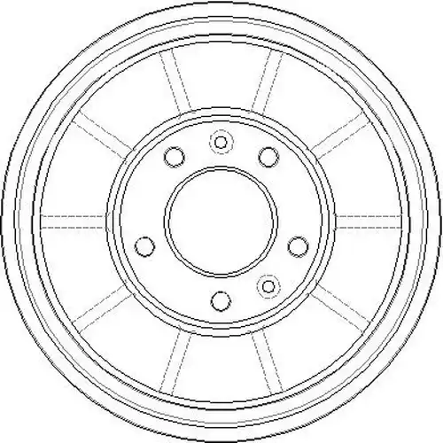 спирачен барабан MJ Allen Automotive NDR362