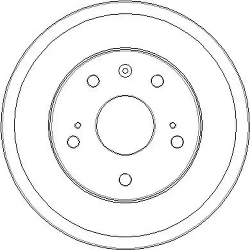 спирачен барабан MJ Allen Automotive NDR377