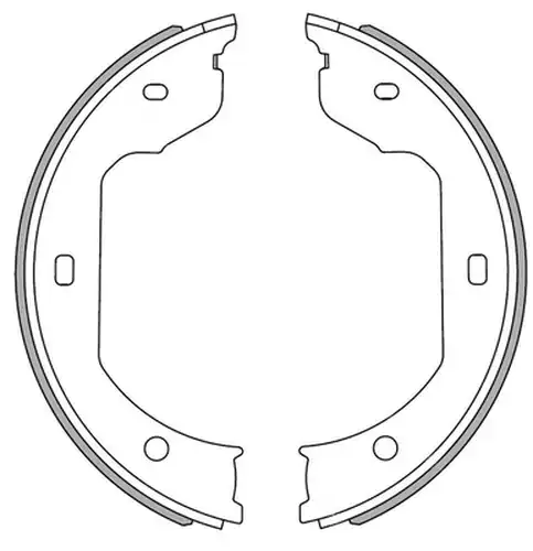 комплект спирачна челюст MJ Allen Automotive NS4031