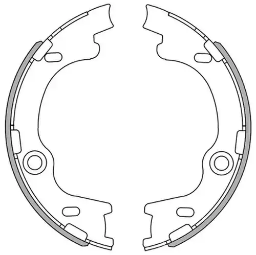 комплект спирачна челюст MJ Allen Automotive NS4037