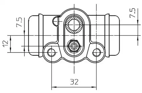 спирачно цилиндърче на колелото MJ Allen Automotive NWC5077