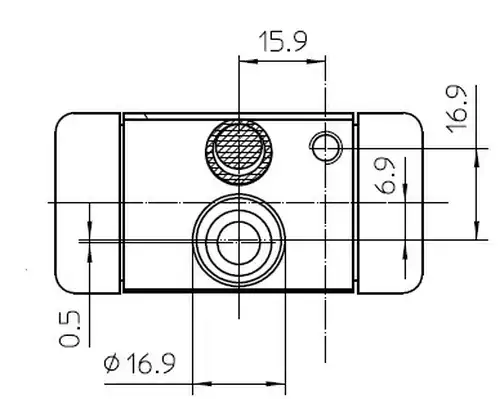 спирачно цилиндърче на колелото MJ Allen Automotive NWC5091