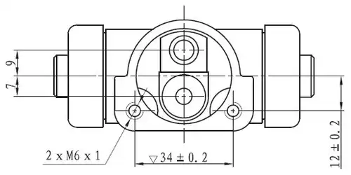 спирачно цилиндърче на колелото MJ Allen Automotive NWC5099