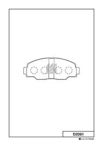 накладки MK Kashiyama D2081