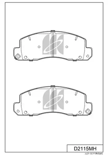 накладки MK Kashiyama D2115MH
