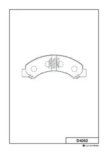 накладки MK Kashiyama D4052