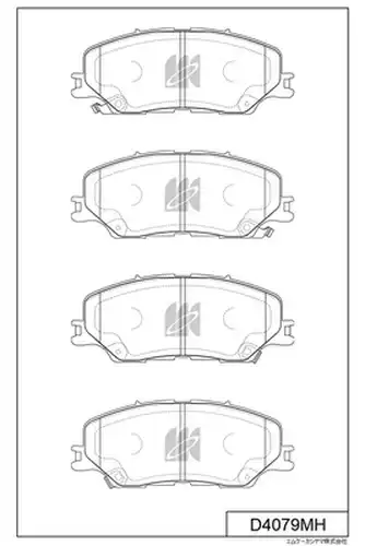 накладки MK Kashiyama D4079MH