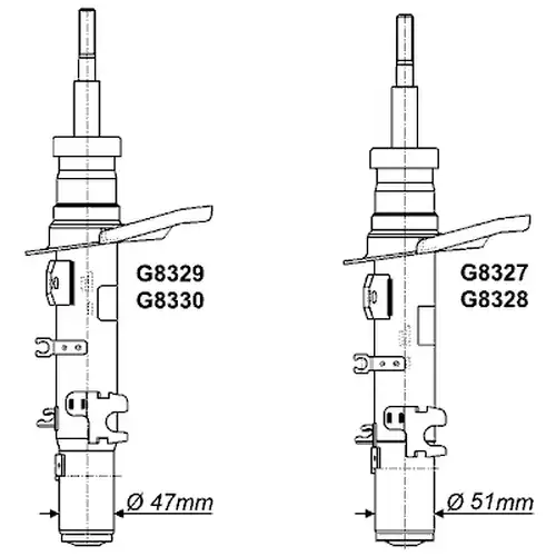 амортисьор MONROE G8327