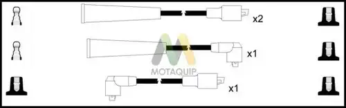 комплект запалителеи кабели MOTAQUIP LDRL1261