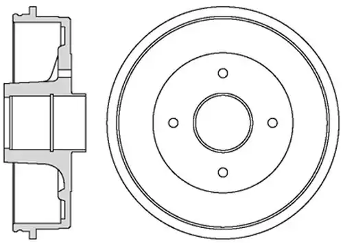 спирачен барабан MOTAQUIP VBD1