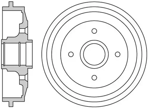 спирачен барабан MOTAQUIP VBE677